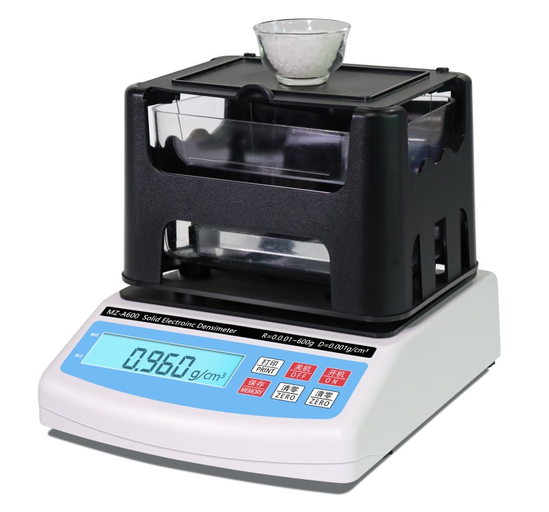MZ-A600 橡膠塑料顆粒密度計 膠粒料粒比重測試儀